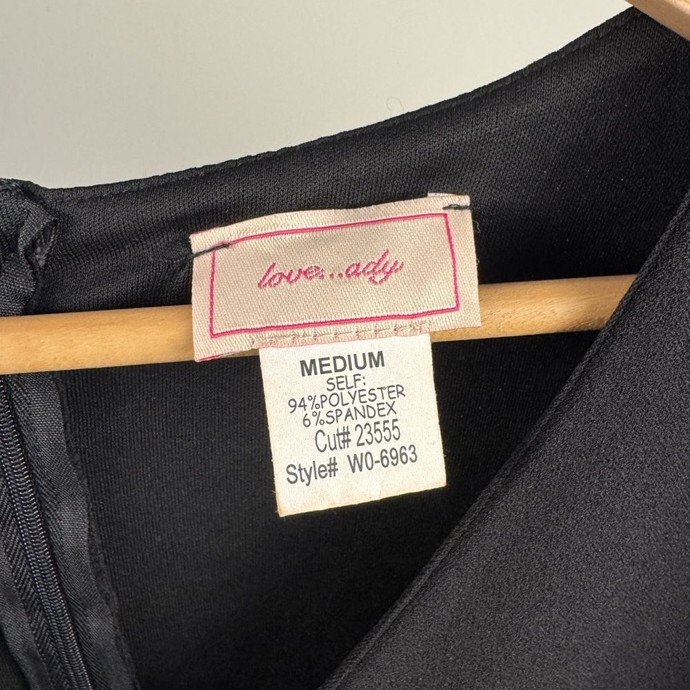 Love…Ady Black Long Sleeve Jumpsuit – Size M - Picture 2 of 5